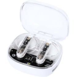 Průhledná bluetooth sluchátka Webex