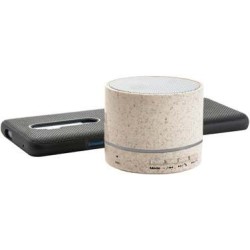 LINEU. Reproduktor z ABS a slaměných vláken s mikrofonem