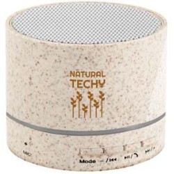 LINEU. Reproduktor z ABS a slaměných vláken s mikrofonem