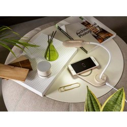 LINEU. Reproduktor z ABS a slaměných vláken s mikrofonem