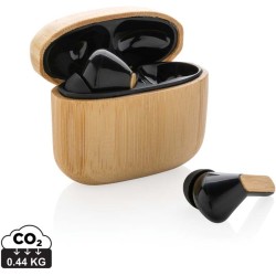 TWS sluchátka z RCS RPET a bambusu