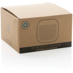 Bezdrátový reproduktor Soundbox 3W z RCS recykl. plastu