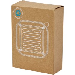 Solo 3W IPX5 solární Bluetooth reproduktor z RCS recyklovaného plastu s karabinou