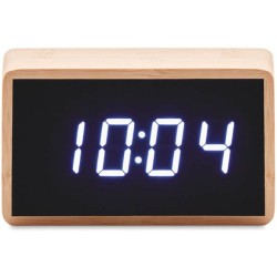 Miri clock Budík v bambusovém krytu