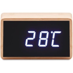 Miri clock Budík v bambusovém krytu