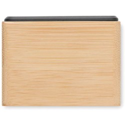 Miri clock Budík v bambusovém krytu