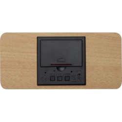 Stolní hodiny s bezdrátovou nabíječkou