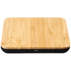 Leaf bezdrátová nabíjecí podložka z bambusu a látky