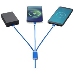 Nabíjecí kabel 5v1 s dvojitým vstupem Versatile