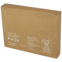 10W bezdrátová nabíjecí podložka Loop z recyklovaného plastu se stojánkem na telefon