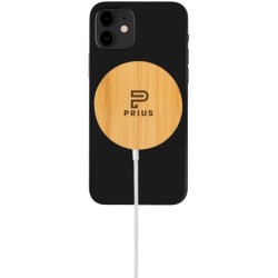 Bambusová magnetická bezdrátová nabíječka 10W