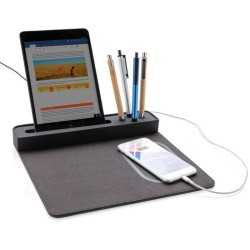 Air podložka pod myš s bezdrátovým nabíjením a USB