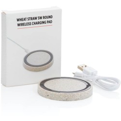 Bezdrátová nabíječka 5W z pšeničné slámy