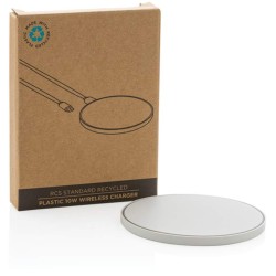 Bezdrátová nabíječka 10W z RCS recyklovaného plastu