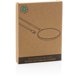 Bezdrátová nabíječka 10W z RCS recyklovaného plastu