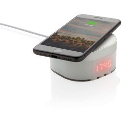 Bezdrátově nabíjecí digitální hodiny Aria 5W