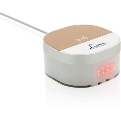 Bezdrátově nabíjecí digitální hodiny Aria 5W