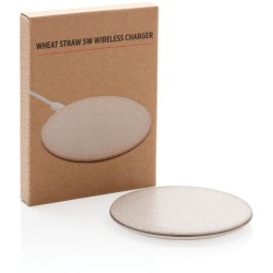Bezdrátová nabíječka 5W z pšeničné slámy