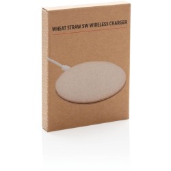 Bezdrátová nabíječka 5W z pšeničné slámy