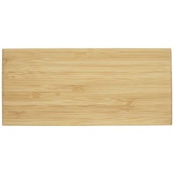 Bambusová bezdrátová nabíječka s hodinami Minata