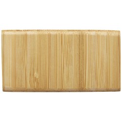 Bambusová bezdrátová nabíječka s hodinami Minata