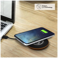 SCX.design W13 dřevěná bezdrátová nabíjecí stanice