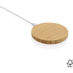 Bezdrátová nabíječka 15W z FSC bambusu