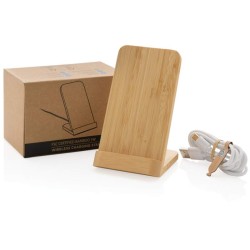 Bezdrátově nabíjecí stojánek 5W z FSC bambusu