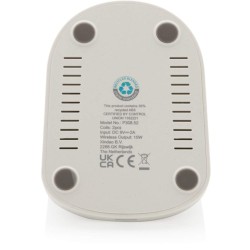 Bezdrátově nabíjecí stojánek 15W z RCS recyklovaného plastu