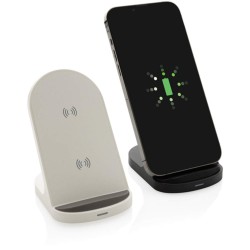 Bezdrátově nabíjecí stojánek 15W z RCS recyklovaného plastu