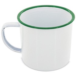 Smaltovaný plechový hrnek