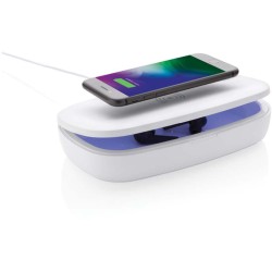 UV-C sterilizační box s bezdrátovým nabíjením 5W