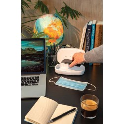 UV-C sterilizační box s bezdrátovým nabíjením 5W