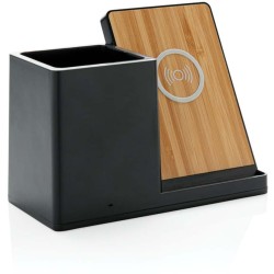 Bezdrátová nabíječka Ontario 10W z FSC bambusu a RCS rABS