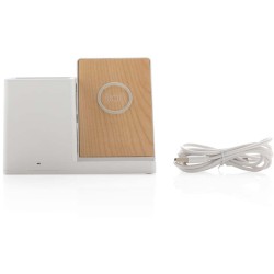 Bezdrátová nabíječka Ontario 10W z FSC bambusu a RCS rABS