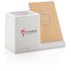 Bezdrátová nabíječka Ontario 10W z FSC bambusu a RCS rABS