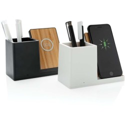 Bezdrátová nabíječka Ontario 10W z FSC bambusu a RCS rABS