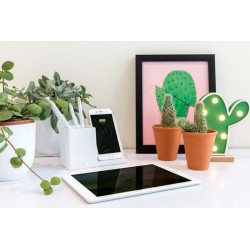 Bezdrátová nabíječka Ontario 10W z FSC bambusu a RCS rABS