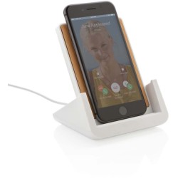 Bezdrátový stojánek Ontario 10W z FSC bambusu a RCS rABS