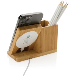 Bezdrátová nabíječka Calgary 10W z FSC bambusu