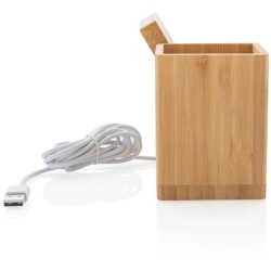 Bezdrátová nabíječka Calgary 10W z FSC bambusu