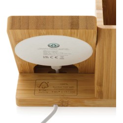 Bezdrátová nabíječka Calgary 10W z FSC bambusu