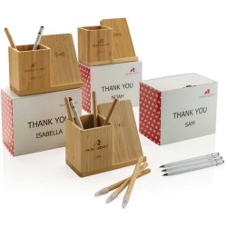 Bezdrátová nabíječka Calgary 10W z FSC bambusu