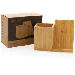 Bezdrátová nabíječka Calgary 10W z FSC bambusu
