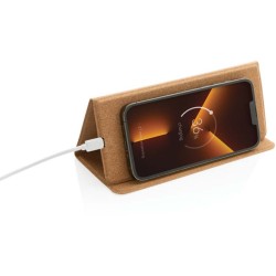 Podložka pod myš s bezdrátovou nabíječkou 10W z FSC korku