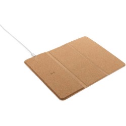 Podložka pod myš s bezdrátovou nabíječkou 10W z FSC korku