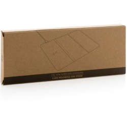 Podložka pod myš s bezdrátovou nabíječkou 10W z FSC korku