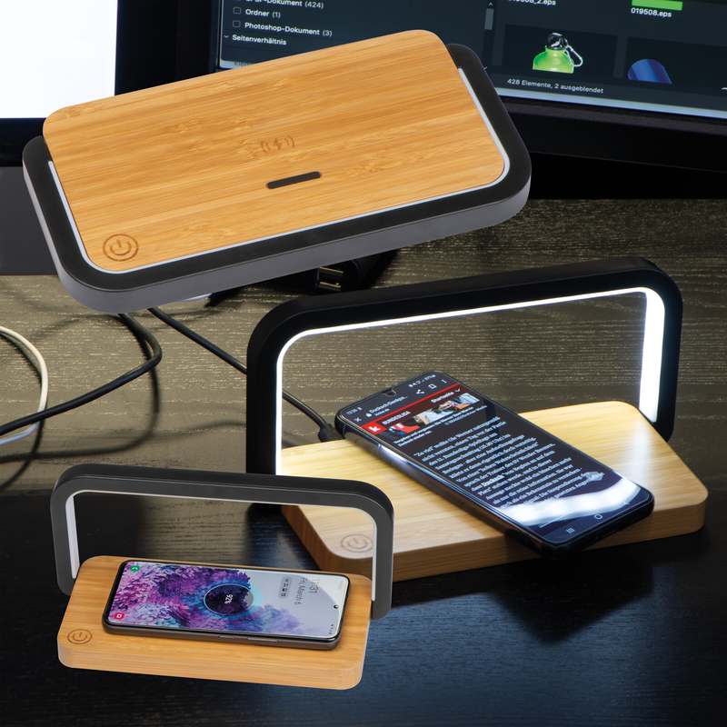 Bezdrátová nabíječka s lampičkou