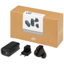 25W cestovní nabíječka PD z recyklovaného plastu ADAPT