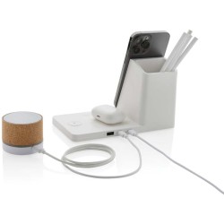 Bezdrátová nabíječka Ontario 3v1 15W z RCS RABS a bambusu